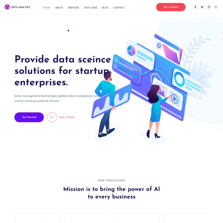 Data solutions for startup enterprises